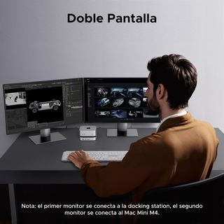 Dock 10 en 1 para Mac Mini M4/M4 Pro NUEVO