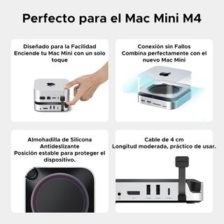 Dock 10 en 1 para Mac Mini M4/M4 Pro NUEVO