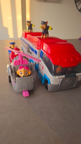 Patrulla canina PACK. AVION, BOMBEROS Y CAMION + M