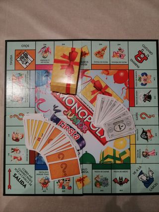 Monopoly Junior Fiesta Juego de Mesa