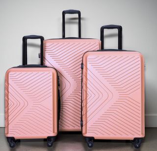 Juego 3 Maletas Viaje Rígidas Rosa