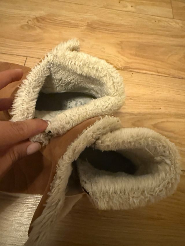 Botines de invierno con pelo