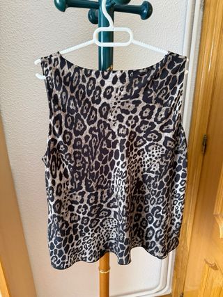 Blusa Pilar Prieto Talla 44 Animal Print