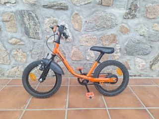 Bicicleta Btwin 14 Naranja