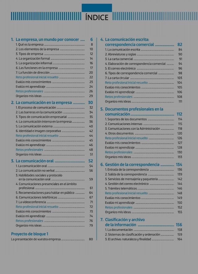 Comunicación y atención al cliente