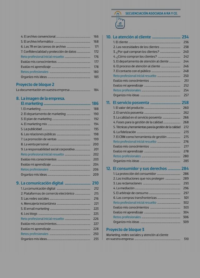 Comunicación y atención al cliente