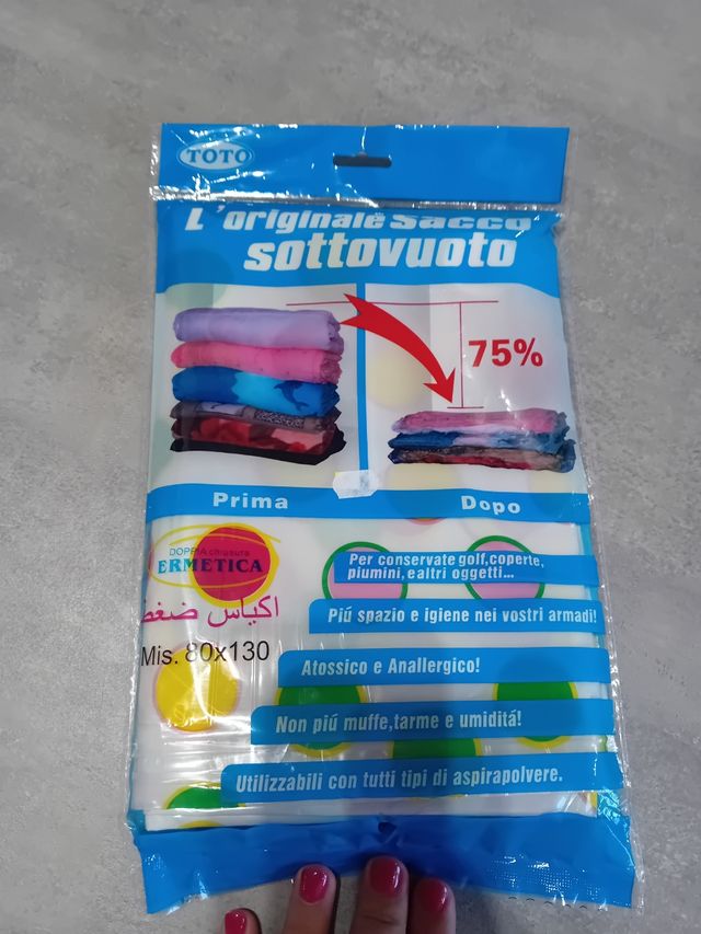 Sacco sottovuoto TOTO 80x130