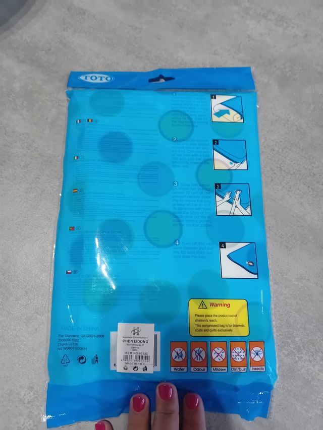 Sacco sottovuoto TOTO 80x130