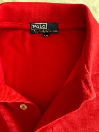 Polo Ralph Lauren Rojo Talla XXL