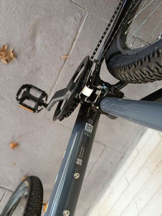 Bicicleta Rockrider Gris