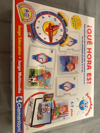Juego Clementoni ¿Qué Hora Es?