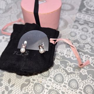 Pendientes Tous Oro Blanco Perlas