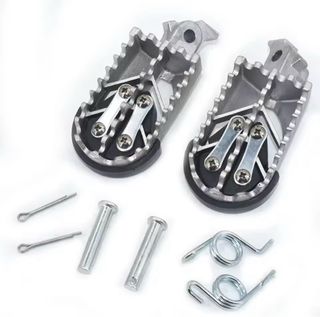 Estriberas Moto Acero Inoxidable Universales 