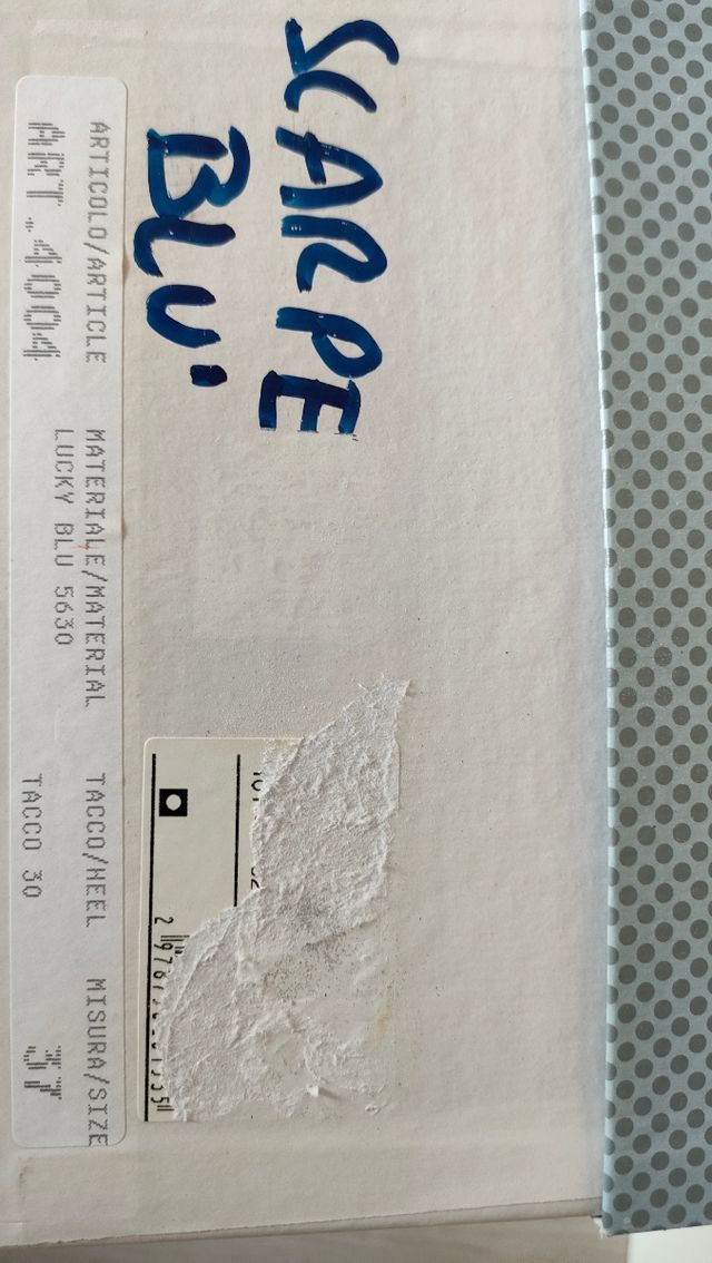 Scarpe Vigevano donna n.37 blu aperte