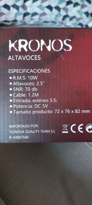 Altavoces Netway KRONOS