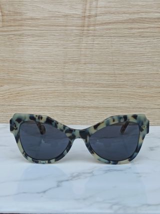 Occhiali da sole cat-eye tartarugati