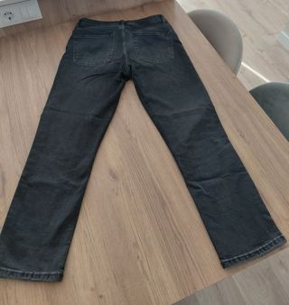 Zara Jeans Rectos Negros