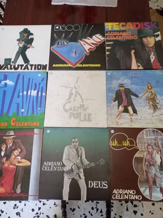 29 LP + 20 dischi 45 giri di Adriano Celentano
