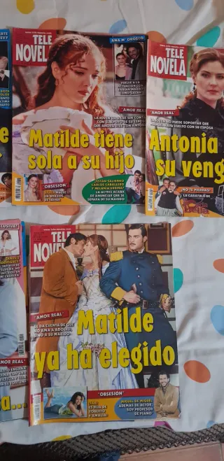 Revistas de Telenovela portada Amor Real