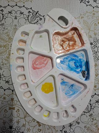 Paleta de pintura.