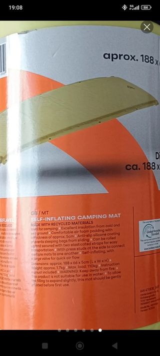 2 Colchonetas autoinflables, para diferentes usos