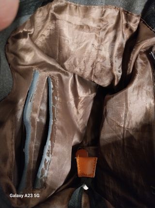 Borsa tracolla tessuto jeaaa RuiVihuang grigio mar