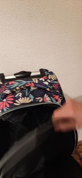 Mochila con ruedas Totto floral