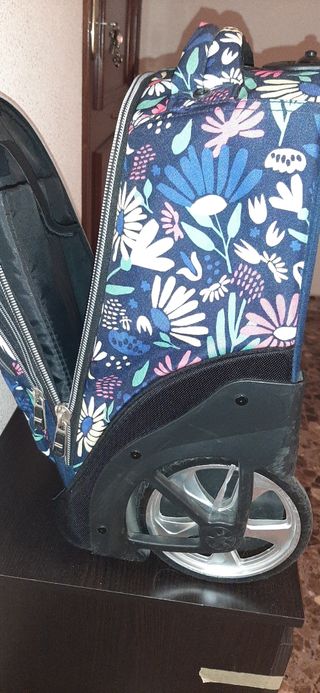Mochila con ruedas Totto floral