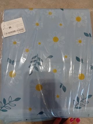 Organizer per vestiti margherite azzurro