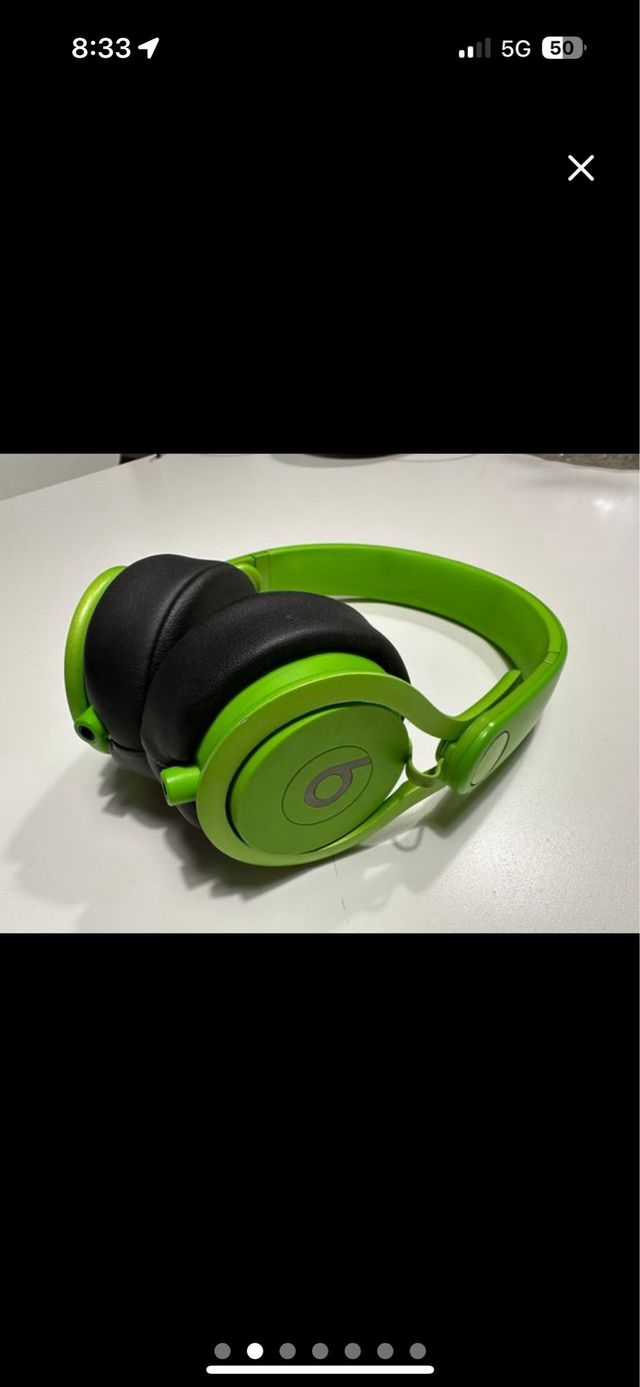 Auriculares Beats Monster Verdes y Negros