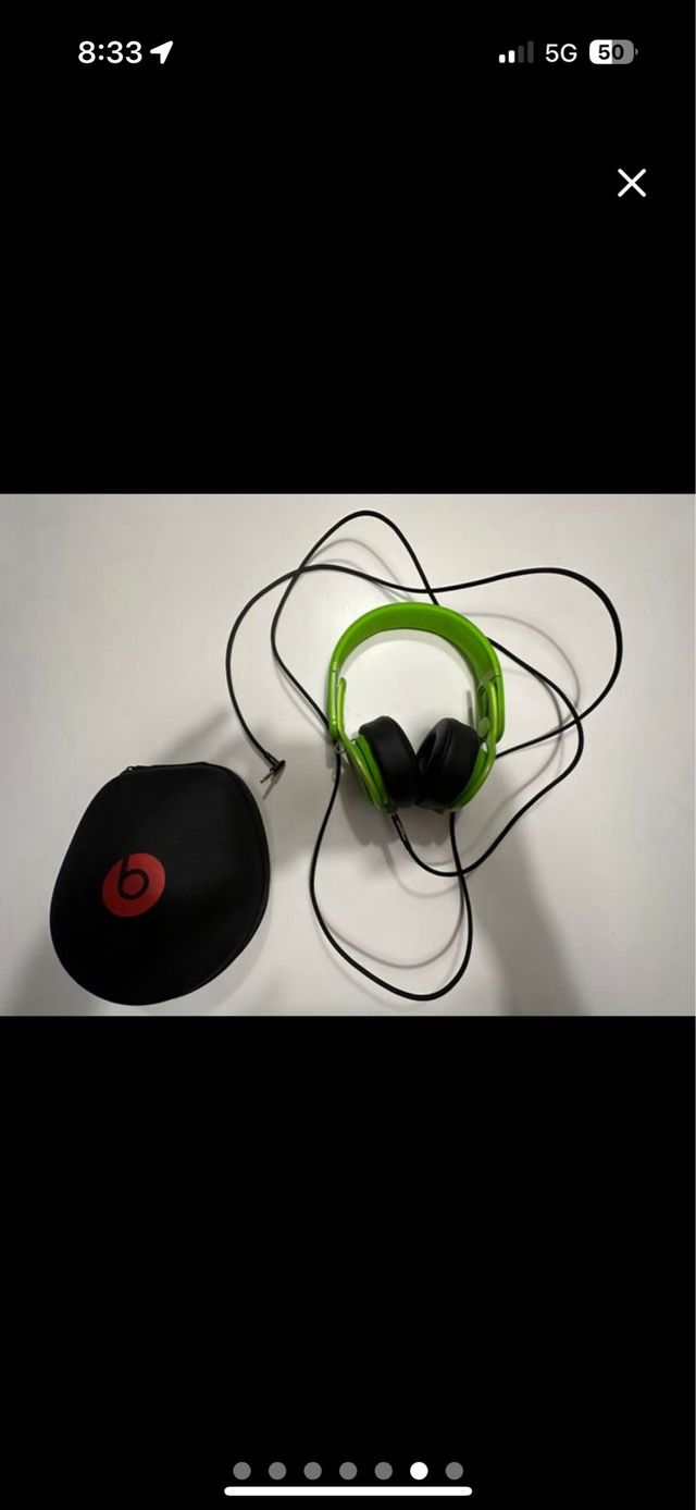 Auriculares Beats Monster Verdes y Negros