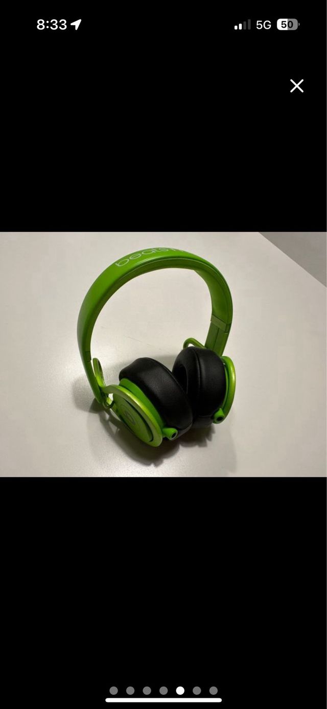 Auriculares Beats Monster Verdes y Negros
