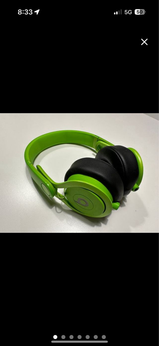 Auriculares Beats Monster Verdes y Negros
