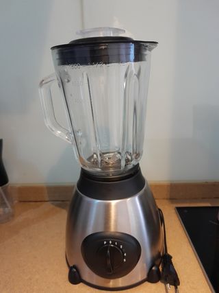 Batidora de vaso de cristal grande