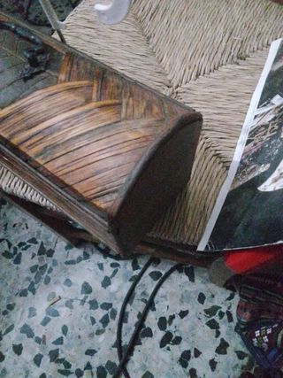 Baúl de madera pequeño bambú
