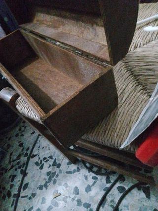 Baúl de madera pequeño bambú