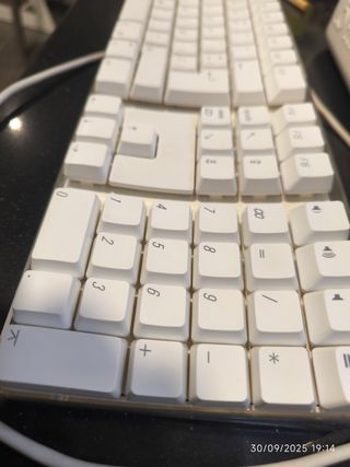 Teclado Apple A1048 Blanco