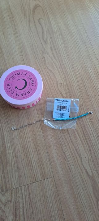 Pulsera Thomas Sabo Plata y Turquesa