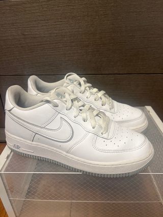 Nike Air Force 1 Blancas y Grises Talla 39