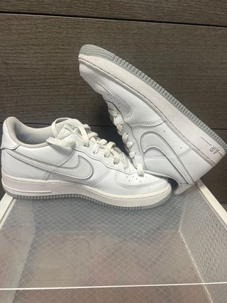 Nike Air Force 1 Blancas y Grises Talla 39
