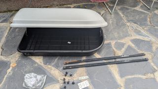 cofre baúl baca 340L + accesorios