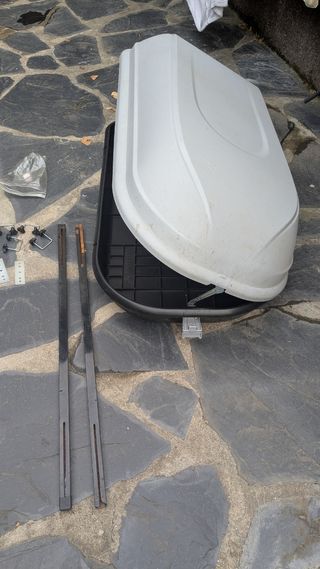 cofre baúl baca 340L + accesorios