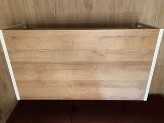 Mesa baja salón madera y metal