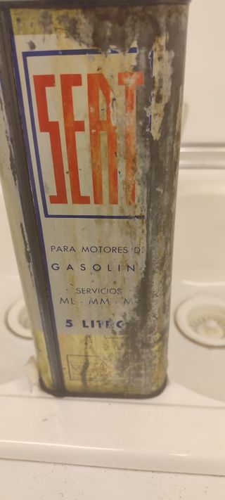Lata antigua SEAT Motor Oil Especial