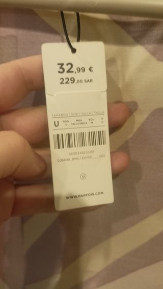 Kimono Parfois estampado talla única