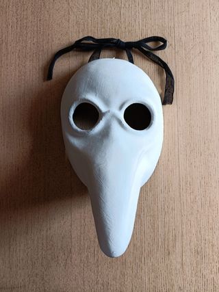 Máscara Doctor Peste Veneciana Artesanal