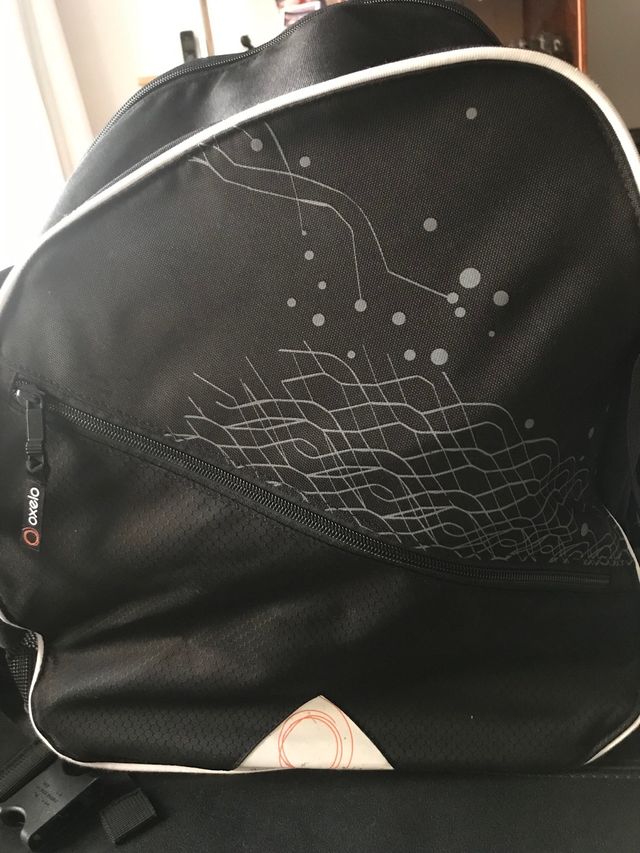 Mochila Oxelo Negra para Patines.