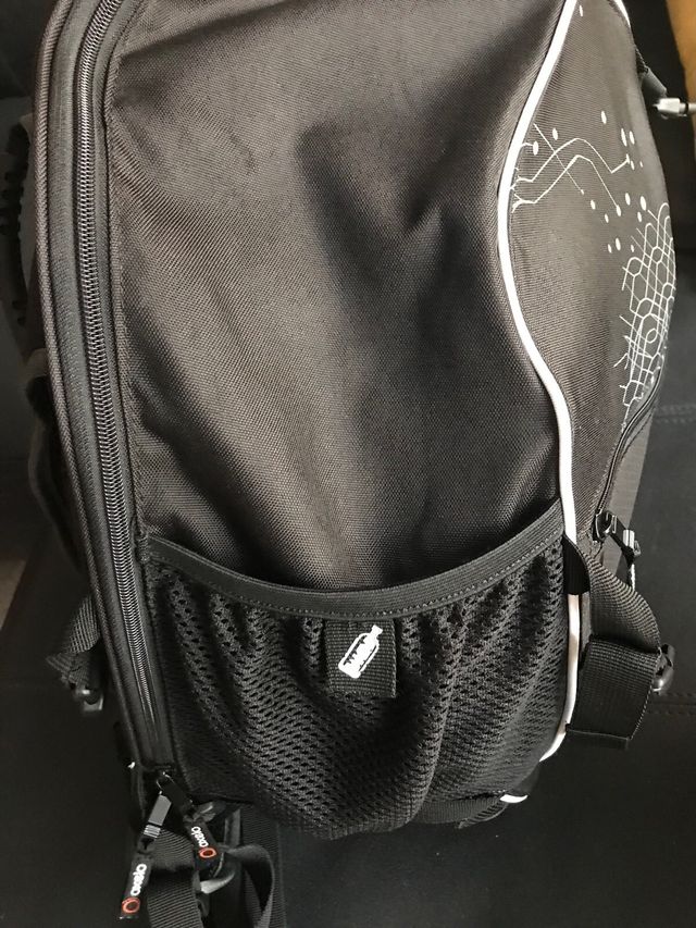 Mochila Oxelo Negra para Patines.
