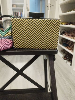 Conjunto bolso y destalonados Zara multicolor