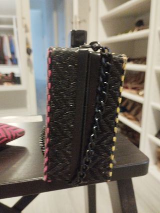 Conjunto bolso y destalonados Zara multicolor